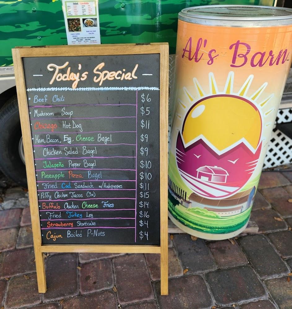Al's Barn Menu image 1